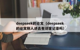 deepseek的论文（deepseek的论文别人进去有访客记录吗）