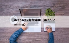 deepseek超级难用（deep learning）