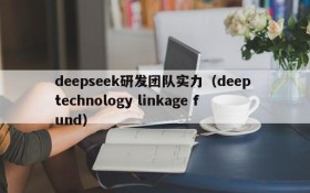 deepseek研发团队实力（deep technology linkage fund）