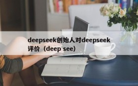 deepseek创始人对deepseek评价（deep see）