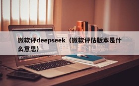 微软评deepseek（微软评估版本是什么意思）