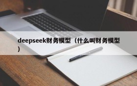 deepseek财务模型（什么叫财务模型）