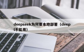 deepseek为何要本地部署(deepl不能用)