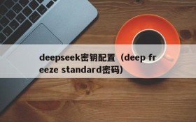 deepseek密钥配置（deep freeze standard密码）