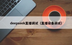 deepseek直播调试（直播设备调试）