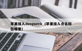 苹果接入deepseek(苹果接入点名称在哪里)