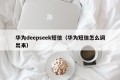 华为deepseek短信（华为短信怎么调出来）