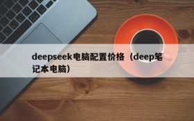 deepseek电脑配置价格（deep笔记本电脑）