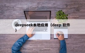 deepseek本地应用（deep 软件）