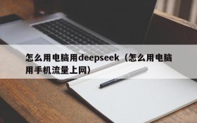怎么用电脑用deepseek(怎么用电脑用手机流量上网)