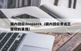 国内回应deepseek（国内回应奥运王楚钦的事情）