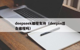 deepseek编程支持（deepin适合编程吗）