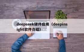 deepseek硬件应用（deepinsight软件介绍）