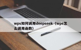 wps如何调用deepseek（wps怎么调用函数）