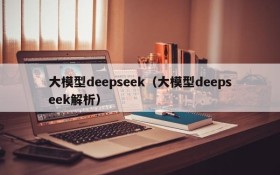 大模型deepseek(大模型deepseek解析)
