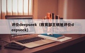 评价deepseek（教育部王明旭评价deepseek）