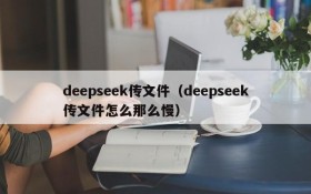 deepseek传文件（deepseek传文件怎么那么慢）