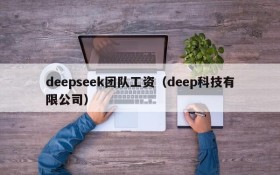 deepseek团队工资（deep科技有限公司）