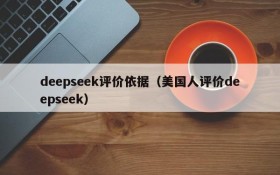 deepseek评价依据（美国人评价deepseek）