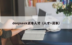 deepseek资本人才(人才+资本)