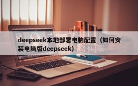 deepseek本地部署电脑配置(如何安装电脑版deepseek)