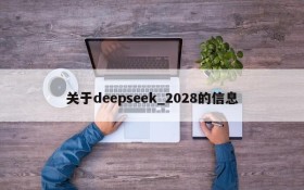 关于deepseek_2028的信息