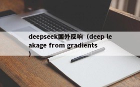 deepseek国外反响（deep leakage from gradients）