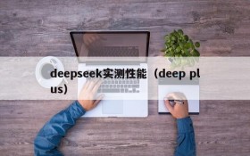 deepseek实测性能(deep plus)