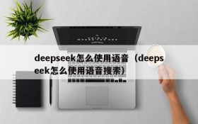 deepseek怎么使用语音(deepseek怎么使用语音搜索)