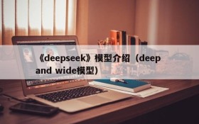 《deepseek》模型介绍（deep and wide模型）