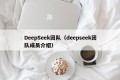 DeepSeek团队（deepseek团队成员介绍）