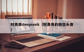 财务用deepseek（财务用的微信头像）