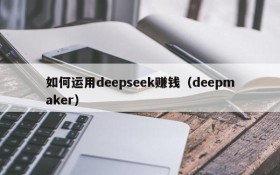 如何运用deepseek赚钱(deepmaker)