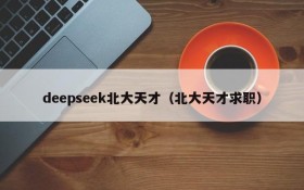 deepseek北大天才（北大天才求职）