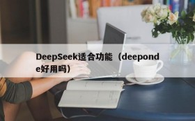 DeepSeek适合功能(deeponde好用吗)