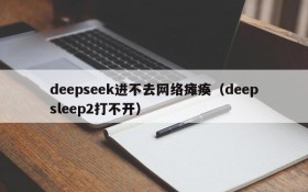 deepseek进不去网络瘫痪(deepsleep2打不开)