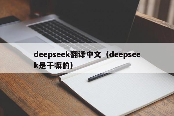 deepseek翻译中文（deepseek是干嘛的）