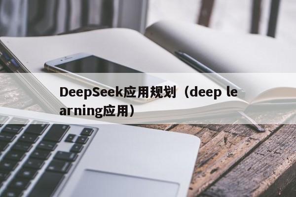 DeepSeek应用规划（deep learning应用）