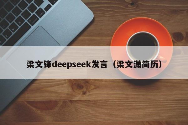 梁文锋deepseek发言（梁文潇简历）